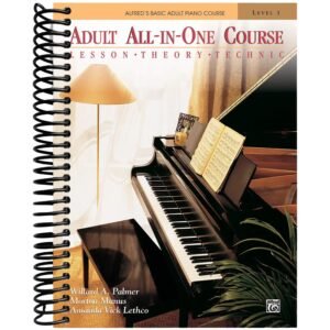 Alfred’s Basic Adult All-In-One Piano Course: Book 1