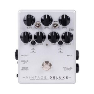 Darkglass Vintage Deluxe V3 Bass Guitar Preamp Pedal w/ 4-band EQ, Level, Drive Controls, and Parallel Output